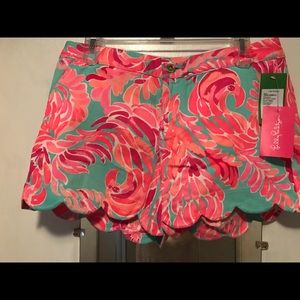 Lilly Pulitzer scalloped shorts
